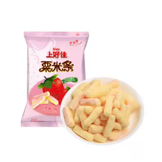 【临期】上好佳 粟米条 草莓口味