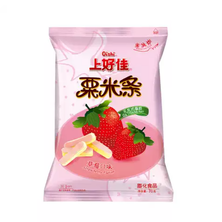 【临期】上好佳 粟米条 草莓口味