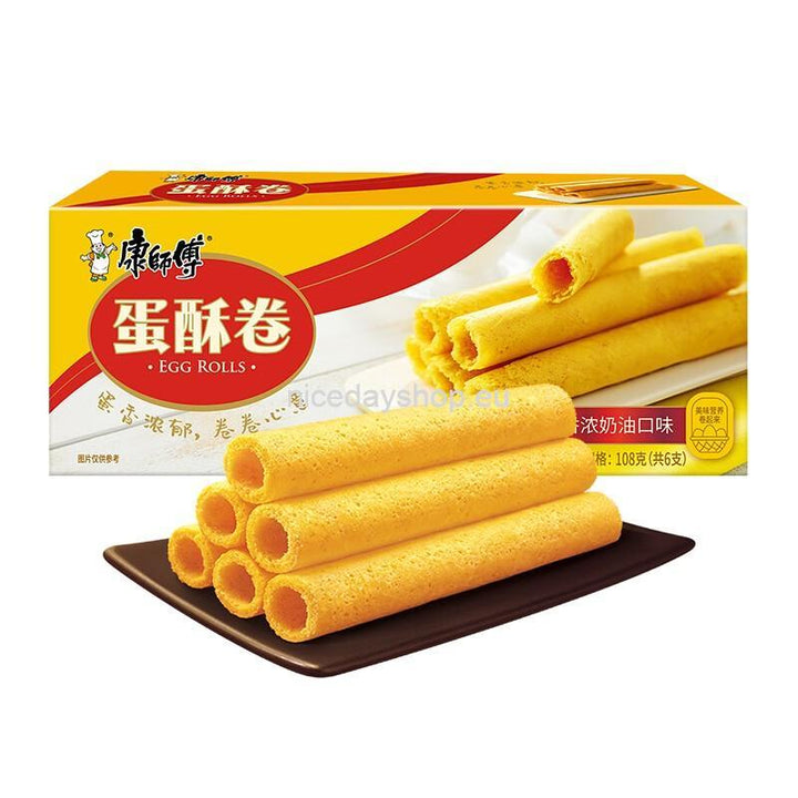 【临期】康师傅蛋酥卷 香浓奶油味
