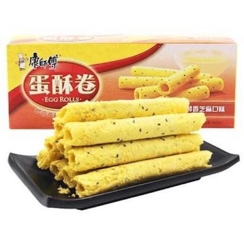 【临期】康师傅蛋酥卷 醇香芝麻味
