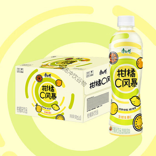【临期】康师傅柑橘C风暴