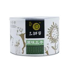 三胖蛋原味瓜子218g （白色）罐装 零防腐剂 零添加